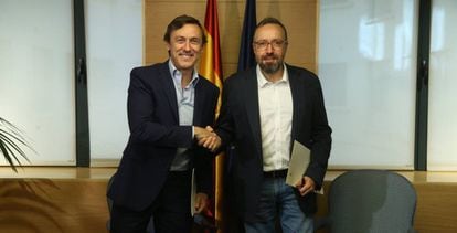 Rafael Hernando and Juan Carlos Girauta on Friday