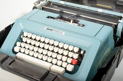 Author Octavia Butler’s typewriter, on loan from the Anacostia Community Museum (Smithsonian Institution). 