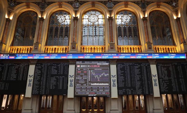 The stock exchange in Madrid.