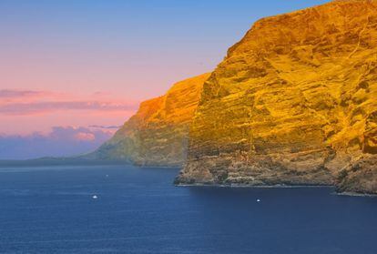 Los Gigantes cliff in Tenerife (Canary Islands).