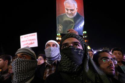 Protest against Israel in Tehran, October 20, 2023.
