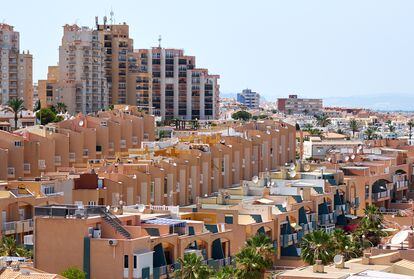 Residential developments in Torrevieja (Alicante).