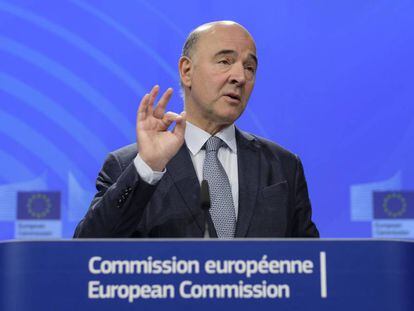 EU Financial Affairs Commissioner Pierre Moscovici.