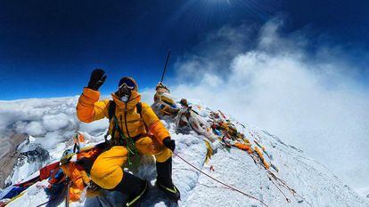 David Goettler on Everest; 21 May 2022.