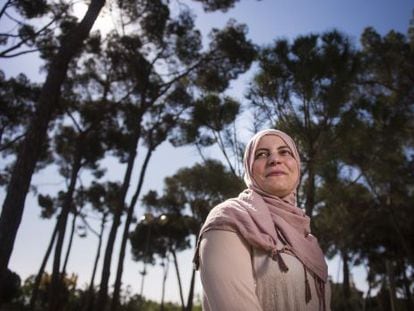 Fatima Taleb, the first Muslim councilor in the Catalan city of Badalona.