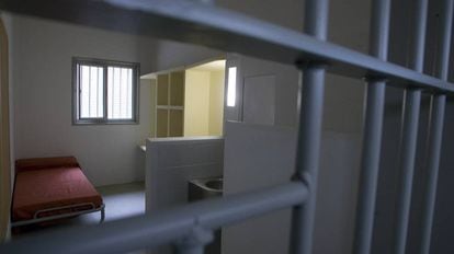 A prison cell in a Barcelona prison.
