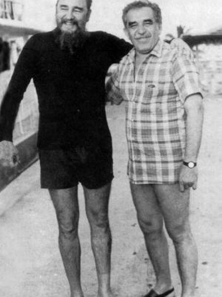 Fidel Castro and Gabriel García Márquez circa 1985, on the cover of the book 'Gabo and Fidel. A Portrait of the Legendary Friendship', by Ángel Esteban and Stéphanie Panichelli.