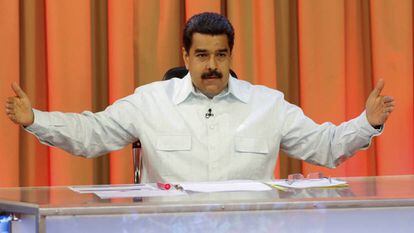 President Maduro on Venezuelan television.
