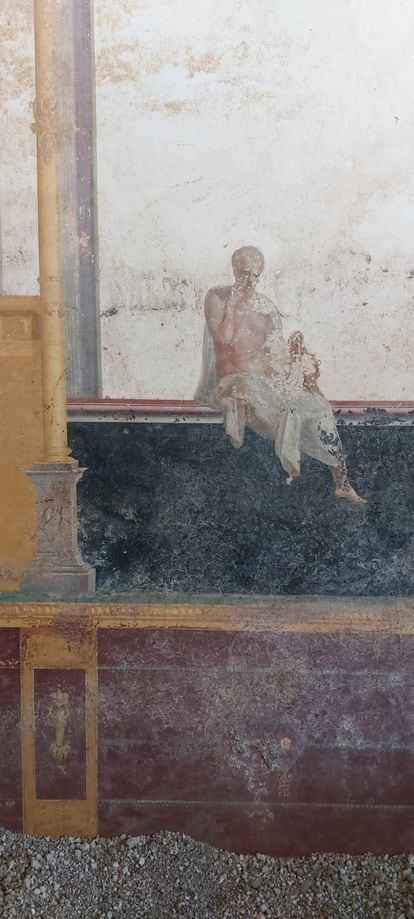 A Roman fresco at Stabiae.