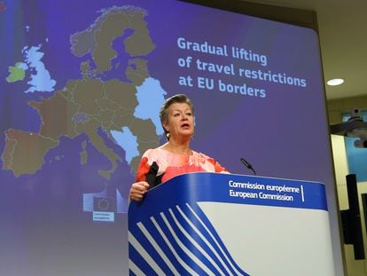EU Commissioner for Home Affairs Ylva Johansson on Thursday.