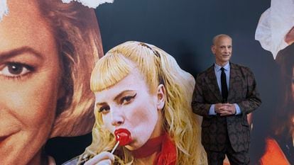 John Waters at the ‘Pope of Trash’ exhibition at the Academy Museum of Motion Pictures on September 14 in Los Angeles, California.