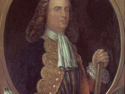 Blas de Lezo, as portrayed in a painting at Madrid's Naval Museum.
