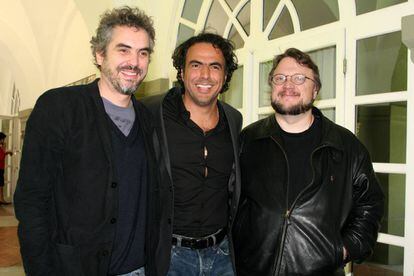 Alfonso Cuarón, Alejandro González Iñárritu and Guillermo del Toro.