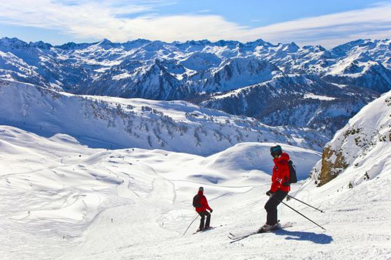 The slopes at Baqueira Beret.