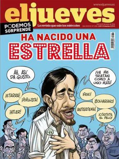 This week’s 'El Jueves' cover showing Podemos leader Pablo Iglesias.