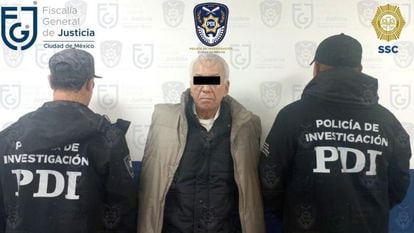 Jesús Hernández Alcocer following his arrest on June 23 in Mexico City.