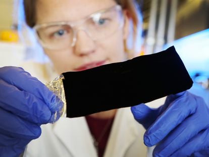 Vantablack, the blackest shade of black, is a pigment that has been developed by the UK company, NanoSystems.