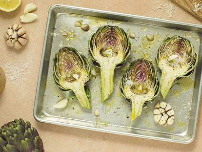Artichokes are packed with flavor and don't require a lot of dressing.
