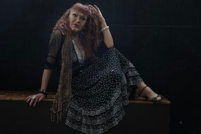 Verónica López, 58 years old, a victim and survivor of the dirty war and a member of the “Historical reparation for adult trans women” collective. 