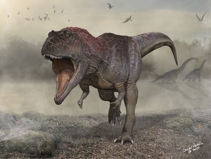 What 'Meraxes gigas' might have looked like around 93 million years ago.