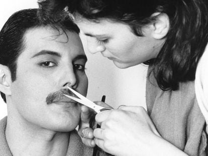 Singer Freddie Mercury in 1982.