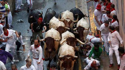 Watch: The full video of day two of the Running of the Bulls in Pamplona.