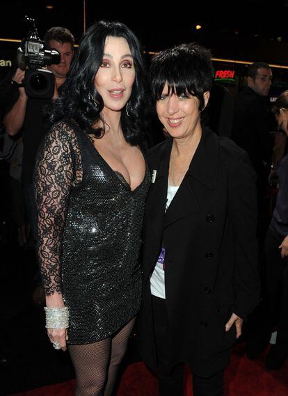 Diane Warren and Cher at the premiere of Burlesque in 2010.