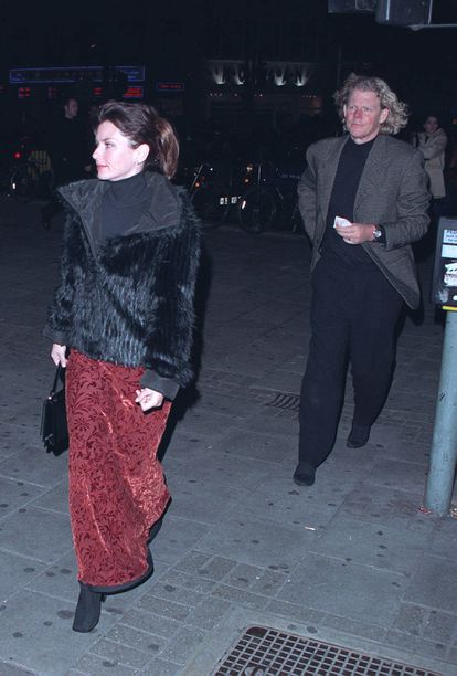 Robert John 'Mutt' Lange and Shania Twain in London in 2000. 