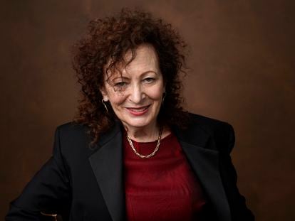 Nancy Goldin poses for a portrait at the 95th Academy Awards Nominees Luncheon on Monday, February 13, 2023, at the Beverly Hilton Hotel in Beverly Hills, California.