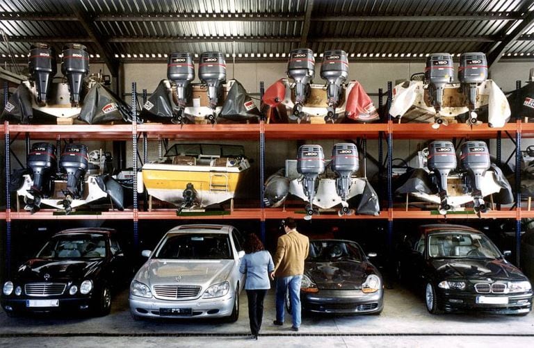 Vehicles seized by a Madrid court.