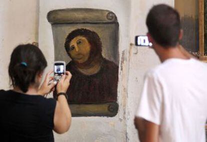 The infamous restoration of the Ecce Homo of Borja drew thousands of visitors from all over the world.