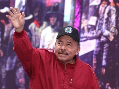 Daniel Ortega during his last appearance in Managua.