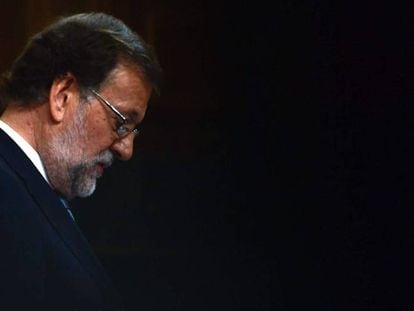 Mariano Rajoy on Wednesday in Congress.