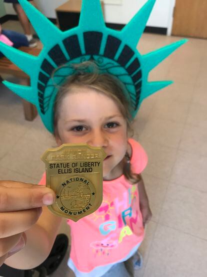 The Statue of Liberty is a national monument and, as such, also has its own Junior Ranger badge. 