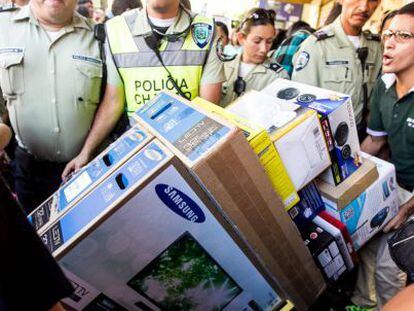 People in Caracas have been buying appliances for the past two weeks.