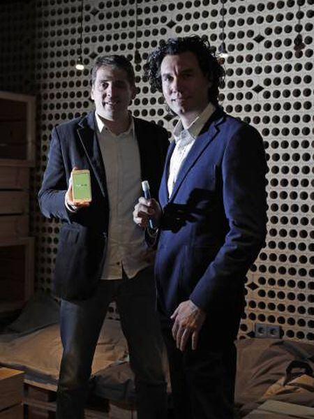 José Luis López (left) and Jesús Arenas.