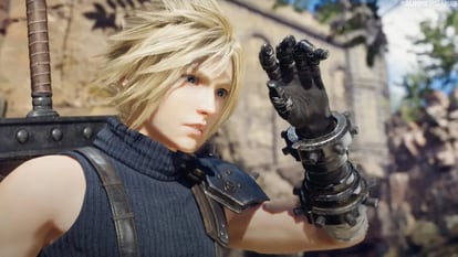 Cloud Strife, the protagonist of the game.