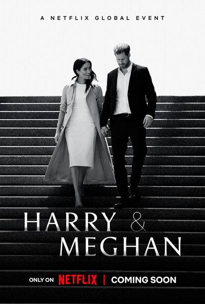 A promotional poster for the Netflix documentary about the Duke and Duchess of Sussex. 