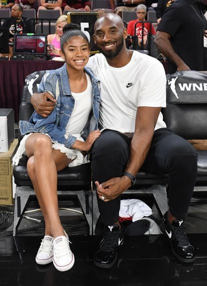 Kobe Bryant and his daughter Gianna.
