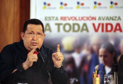 Venezuelan President Hugo Ch&aacute;vez. 