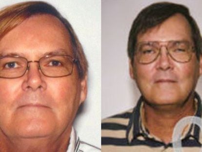 Vahey in 2013 (left) and in 2004 in photos handed out by the FBI