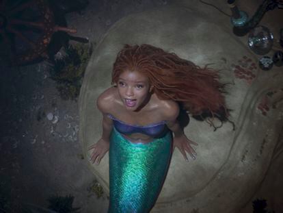 This image released by Disney shows Halle Bailey as Ariel in 'The Little Mermaid.'