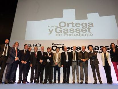 The Ortega y Gasset Awards for Journalism ceremony on Wednesday.