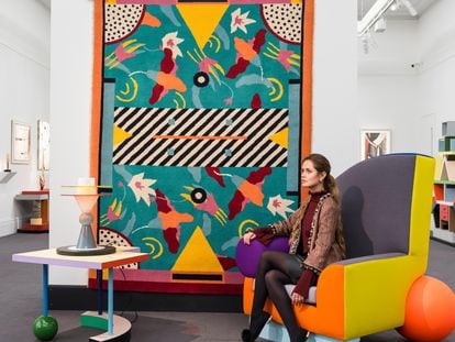 One of the spaces decorated by interior designer Nathalie du Pasquier. It was presented in London in November 2023.