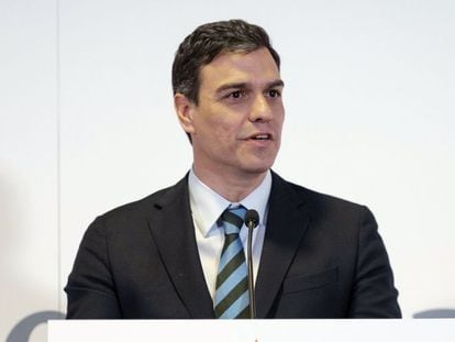Socialist Party chief Pedro Sánchez.