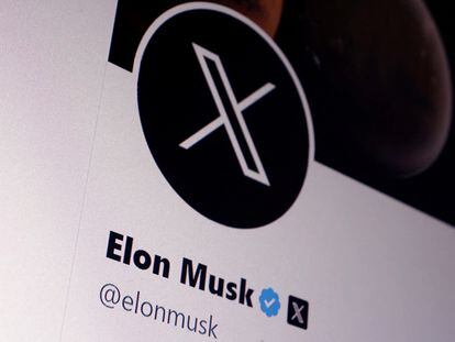 Elon Musk Twitter account is seen in this illustration taken, July 24, 2023.