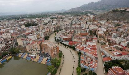 Flooding in Orihuela in Alicante province.