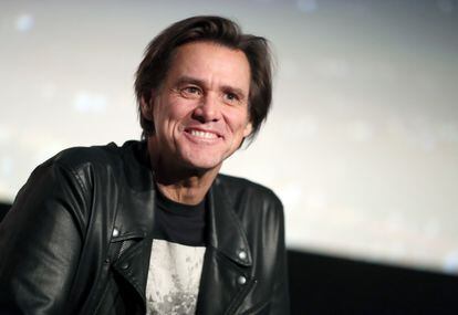 Actor Jim Carrey during the presentation of the documentary Jim and Andy in 2017.