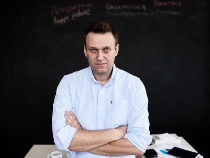 Alexei Navalny in Moscow in 2017.