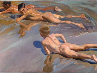 'Boys on the beach' by Joaquín Sorolla (1909).